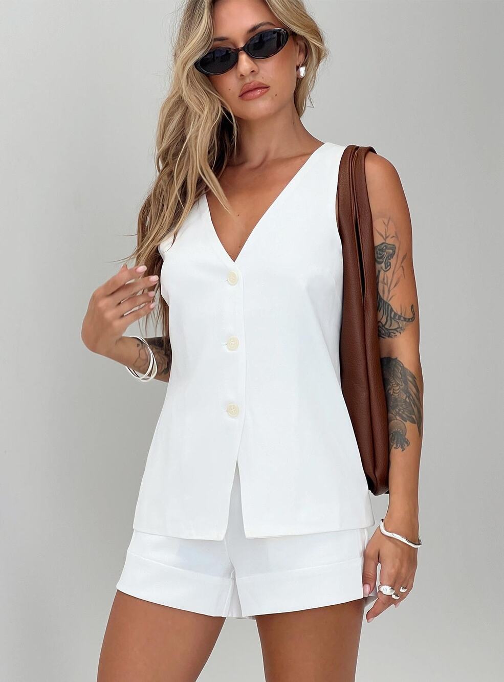Princess Polly Lesky Sleeveless Mini Set - 0